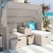 Комплект мебели AFINA плетеной из иск. ротанга AFM-330 Beige купить в Нижнем Новгороде