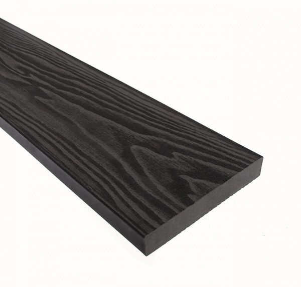 Террасная доска из ДПК Terrapol Смарт 3D Полнотелая без паза Черное дерево купить в Нижнем Новгороде