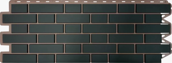 Фасадная панель Альта-Профиль, Кирпич Клинкерный, Графит купить в Нижнем Новгороде