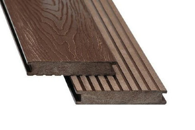 Террасная доска из ДПК ECODECKING Premium Коричневый