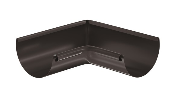 Водосток Aquasistem, система 125x90 - Угол желоба, внутренний 90° RR 32 Тёмно-Коричневый купить в Нижнем Новгороде
