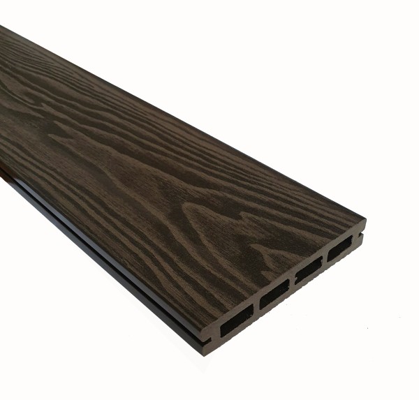 Террасная доска из ДПК Terrapol Смарт 3D Пустотелая с пазом Венге Соренто купить в Нижнем Новгороде