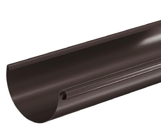 Водосток Aquasistem, система 125x90 - Водосточный желоб 3.00м RR 32 Тёмно Коричневый купить в Нижнем Новгороде