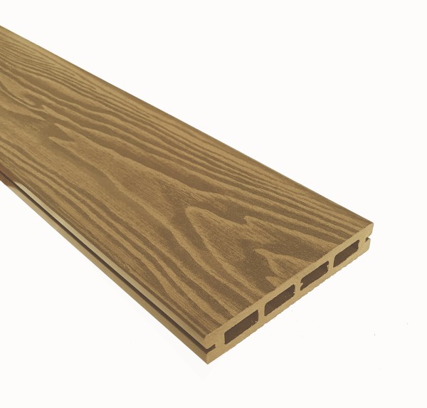 Террасная доска из ДПК Terrapol Смарт 3D Пустотелая с пазом Дуб Севилья купить в Нижнем Новгороде