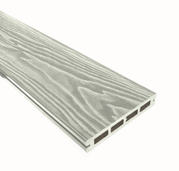 Террасная доска из ДПК Terrapol Смарт 3D Пустотелая с пазом Дуб беленый купить в Нижнем Новгороде