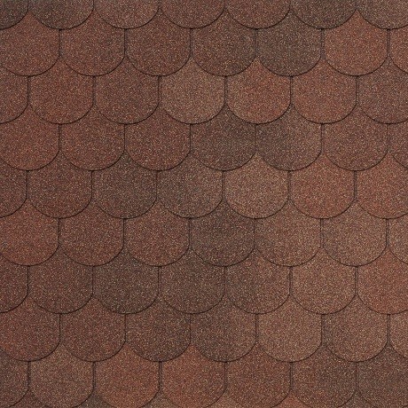 Гибкая черепица Tegola ASSISI terracotta 420 купить в Нижнем Новгороде