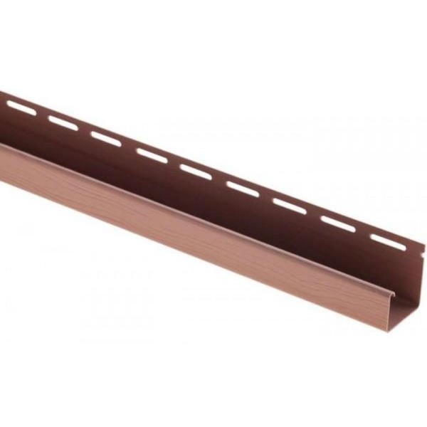J-профиль Люкс Крашенный, T-15, ВН, Красно-коричневый купить в Нижнем Новгороде