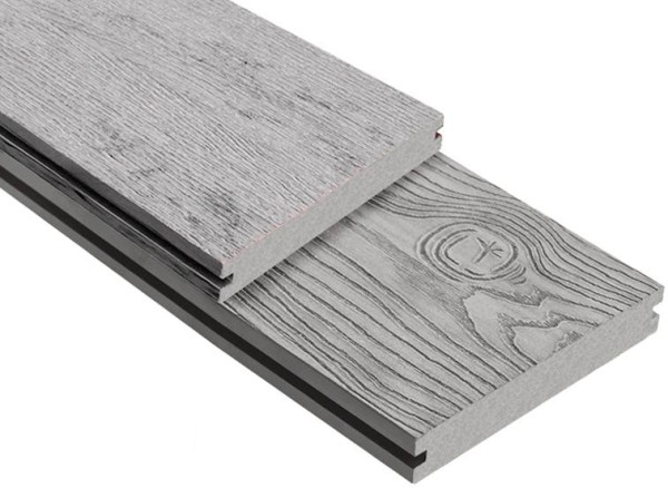 Террасная доска ДПК Outdoor 3D полнотелая STORM/OCEAN GREY серая микс купить в Нижнем Новгороде