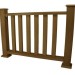 Ограждения из ДПК WOODVEX Кофе купить в Нижнем Новгороде