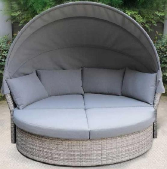 Диван-Трансформер AFINA плетеный из иск. ротанга AFM-325G Grey купить в Нижнем Новгороде
