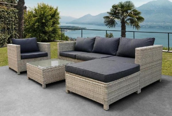 Комплект мебели AFINA плетеной из иск. ротанга YR821G Grey/Grey купить в Нижнем Новгороде