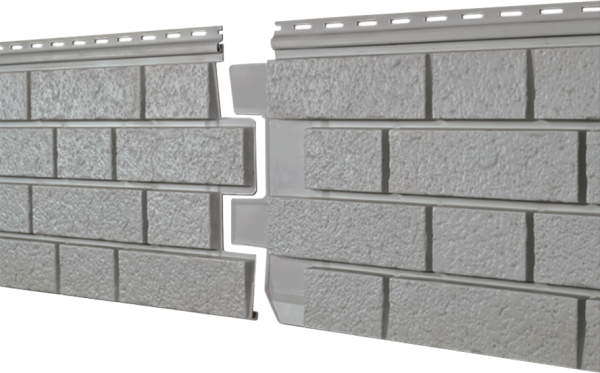 Фасадная панель Ю-пласт Стоун Хаус S-Lock Клинкер Нордик дым купить в Нижнем Новгороде