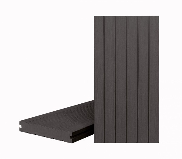 Террасная доска Классик Чёрное дерево (полнотелая с пазом) купить в Нижнем Новгороде