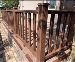 Перила FAYNAG ДПК WOOD слоновая кость