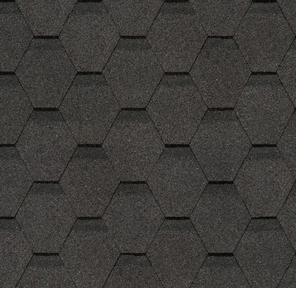 Гибкая черепица Docke, коллекция Шестигранник Серый купить в Нижнем Новгороде