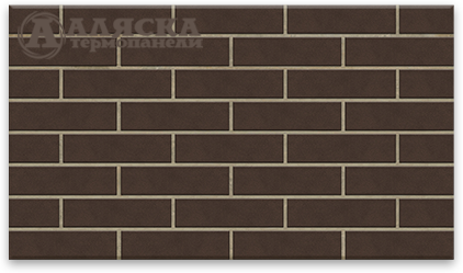 Фасадная Термопанели Аляска Amsterdam brown купить в Нижнем Новгороде