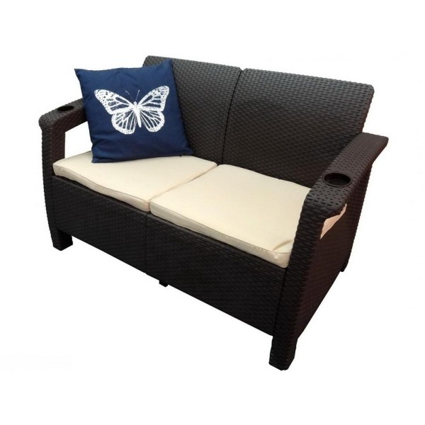 Двухместный диван Yalta Sofa Seаt венге купить в Нижнем Новгороде