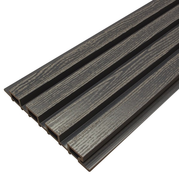 Фасадная доска из ДПК Faynag Wood Рейка Мокрый Асфальт купить в Нижнем Новгороде