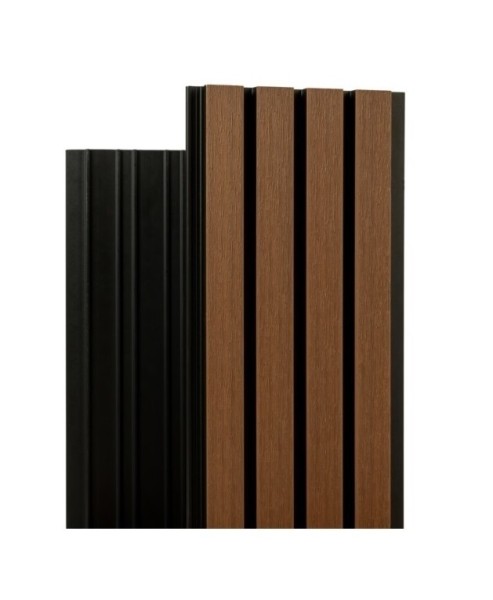 Фасадная реечная панель Ecodecking Скай коэкструзия 200х20х3000 Тик купить в Нижнем Новгороде Фасадная реечная панель Ecodecking Скай коэкструзия 200х20х3000 Тик купить в Нижнем Новгороде