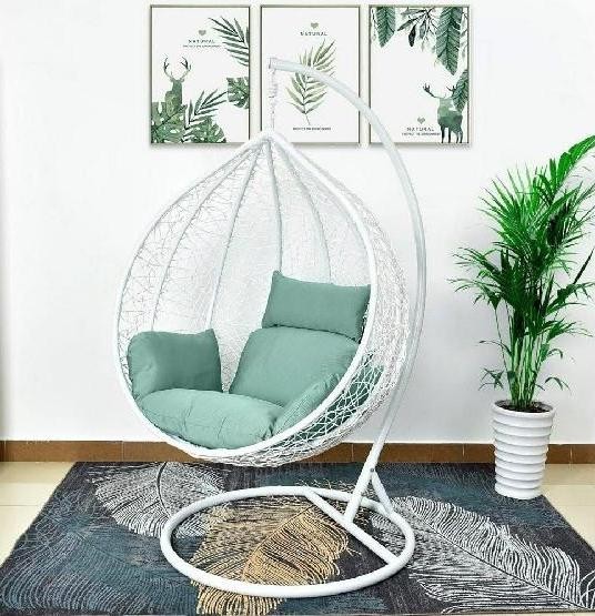 Кресло Подвесное из искусственного ротанга AFM-168A-XL White/Green купить в Нижнем Новгороде