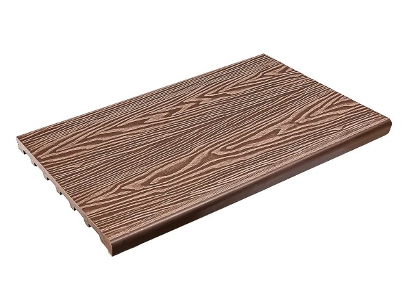 Ступень полнотелая из ДПК Deckart Step 3D Махагон купить в Нижнем Новгороде