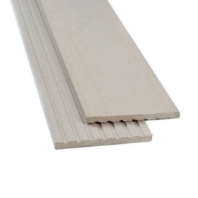 Заборная доска  из ДПК ECODECKING Слоновая кость