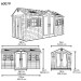 Сарай пластиковый LifeTime 15x8 DD купить в Нижнем Новгороде