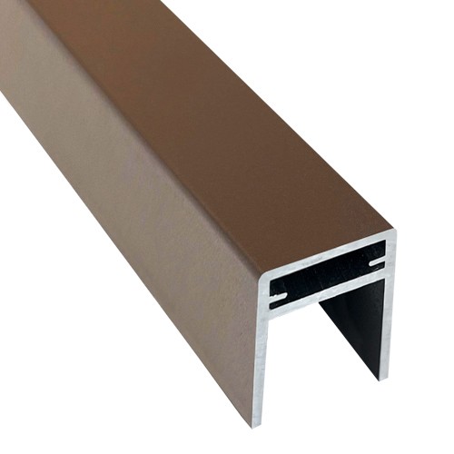П-профиль Алюминиевый EasyDecking 35x25 Венге купить в Нижнем Новгороде