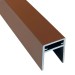 П-профиль Алюминиевый EasyDecking 35x25 Коричневый купить в Нижнем Новгороде