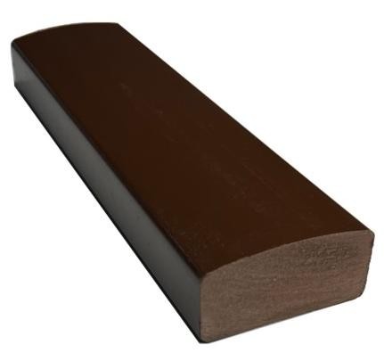Лавочный брус Ecodecking Некст полнотелый глянцевый 70х35 шоколад купить в Нижнем Новгороде
