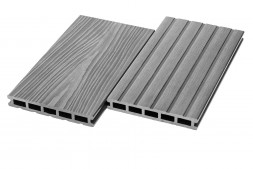 Террасная доска из ДПК RusDecking Unodeck Mogano - Серый