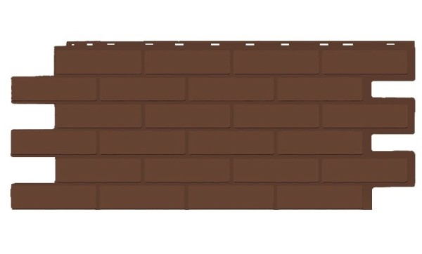 Фасадная панель T-Siding Кирпич Модерн Эко Браун купить в Нижнем Новгороде