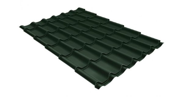 Металлочерепица классик 0,5 Satin RR 11 темно-зеленый купить в Нижнем Новгороде